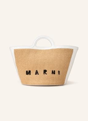 Marni Torba Shopper Tropicalia Large beige