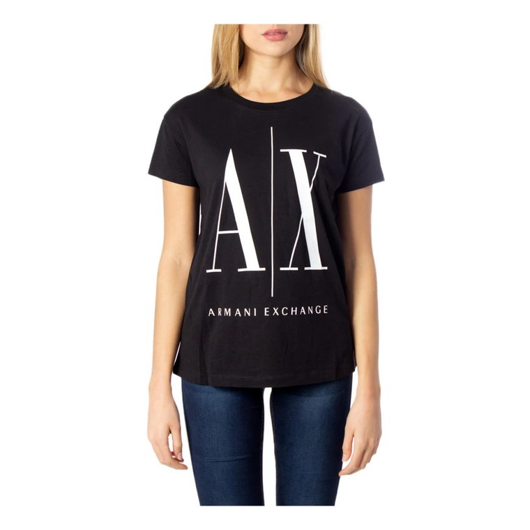 Koszulka z nadrukiem dla kobiet Armani Exchange