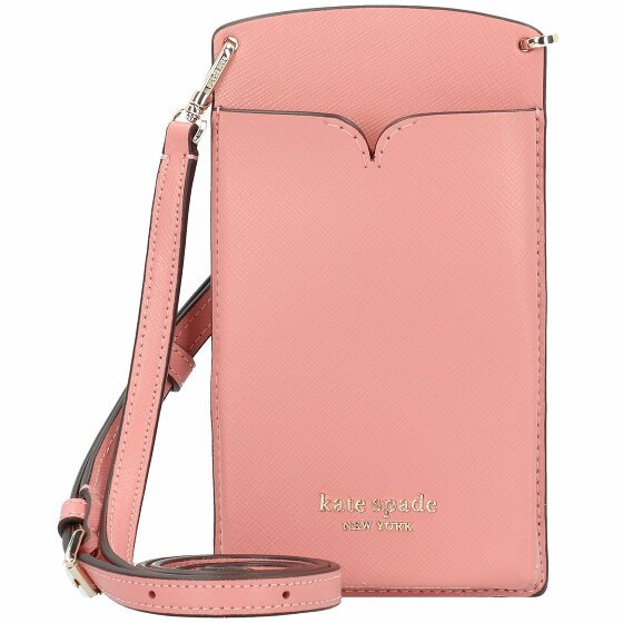 Kate Spade New York Skórzane etui na telefon komórkowy Spencer 10 cm serenepink