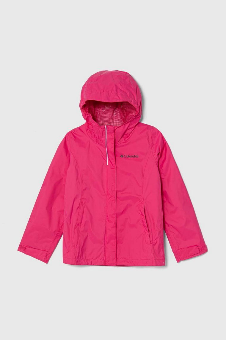 Columbia kurtka dziecięca Arcadia Jacket kolor różowy