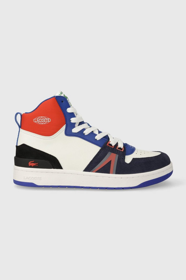 Lacoste sneakersy skórzane L001 Leather Colorblock High-Top 45SMA0027