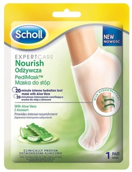 Scholl Odżywcza maska Pedi MaskTM Aloe Vera 1 szt.