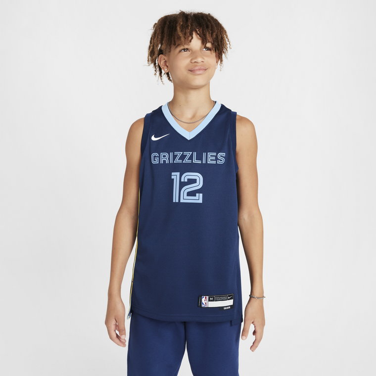 Koszulka dla dużych dzieci Nike NBA Swingman Memphis Grizzlies 2023/24 Icon Edition - Niebieski