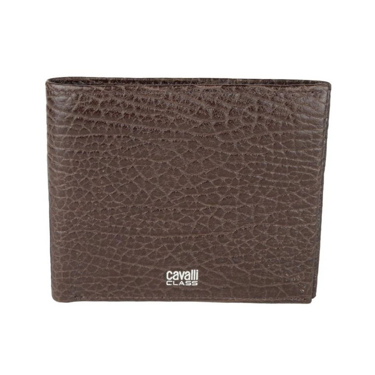 Brown Calfskin Wallet Cavalli Class