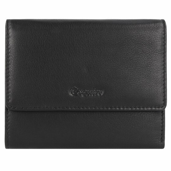 Esquire Viktoria Wallet RFID Leather 12 cm schwarz