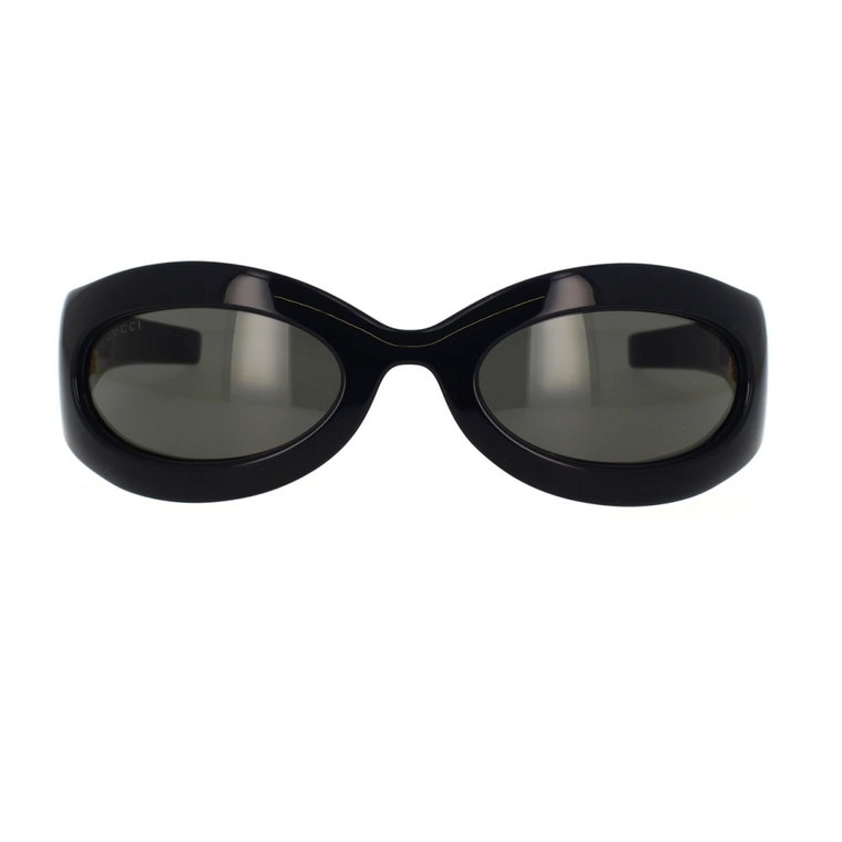 Futurystyczne okulary przeciwsłoneczne z ikoniczną sylwetką Gucci