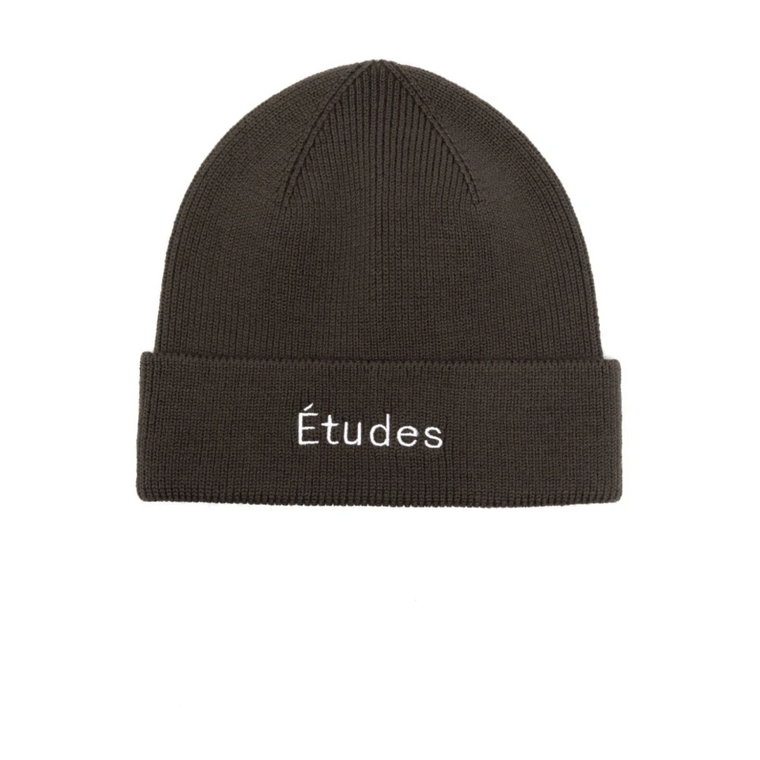 Zimowa czapka z haftowanym logo Études