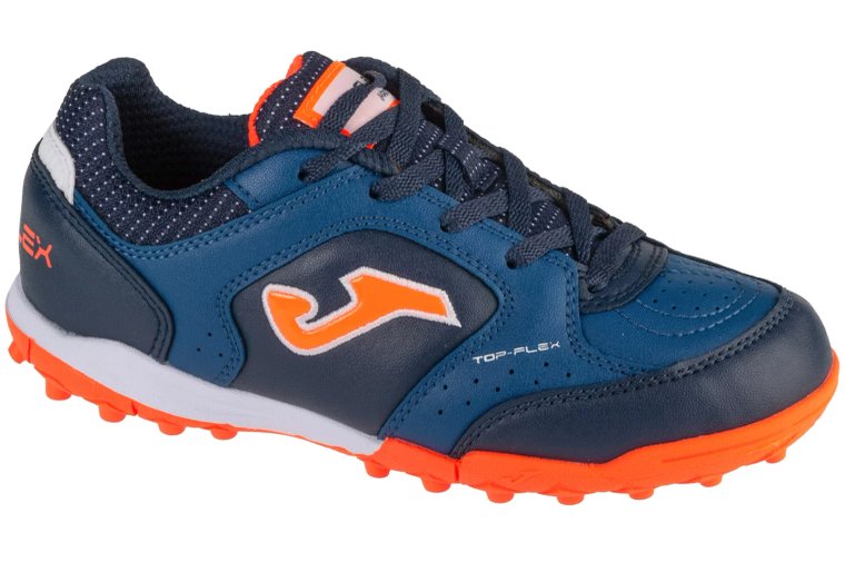 Joma Top Flex Jr 2433 TF TPJW2433TF, Dla chłopca, Granatowe, buty piłkarskie - turfy, skóra syntetyczna, rozmiar: 31