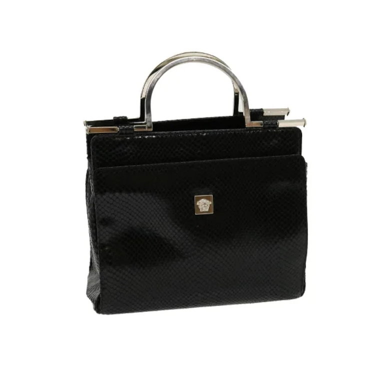 Pre-owned Leather handbags Versace Pre-owned