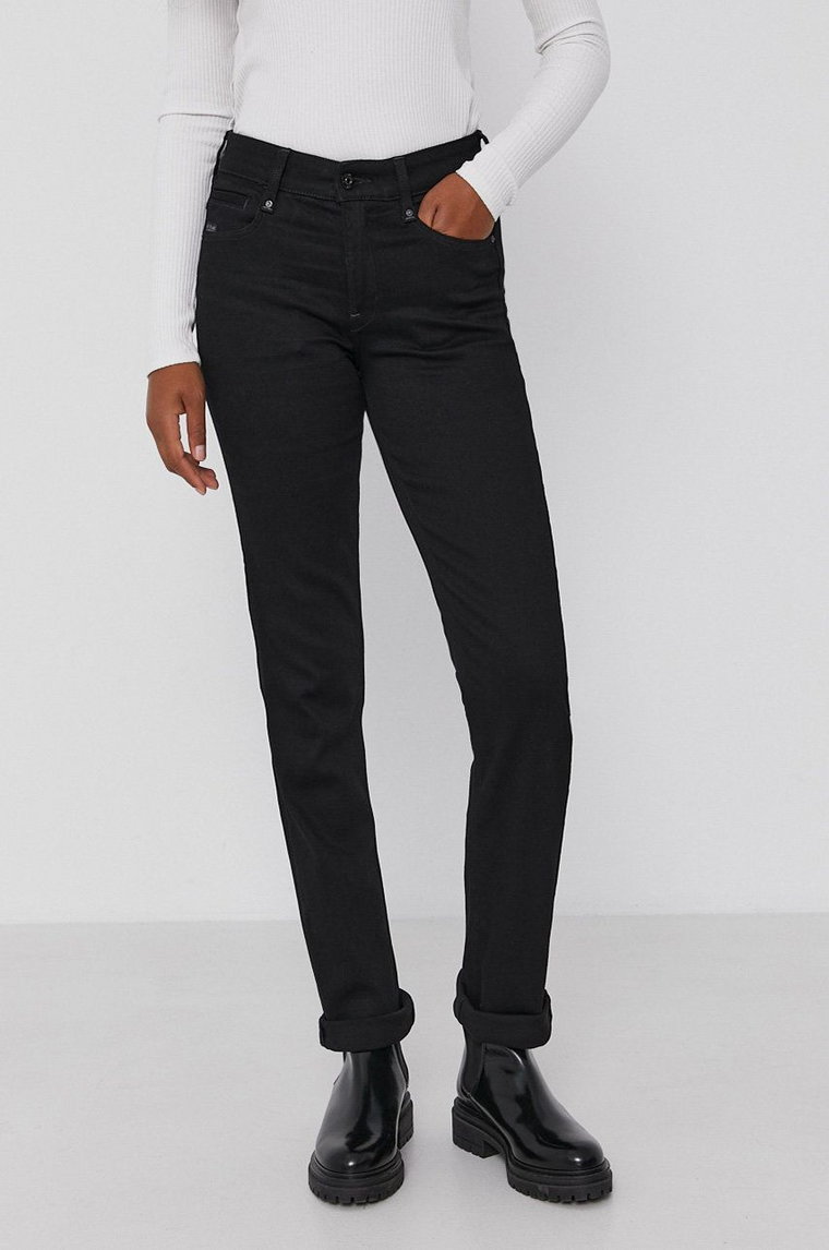 G-Star Raw Jeansy Noxer D17192.B964 damskie medium waist