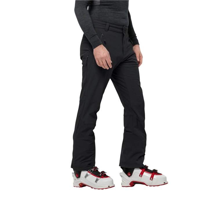 Męskie spodnie narciarskie Jack Wolfskin ALPSPITZE TOUR PANTS M black - 46R