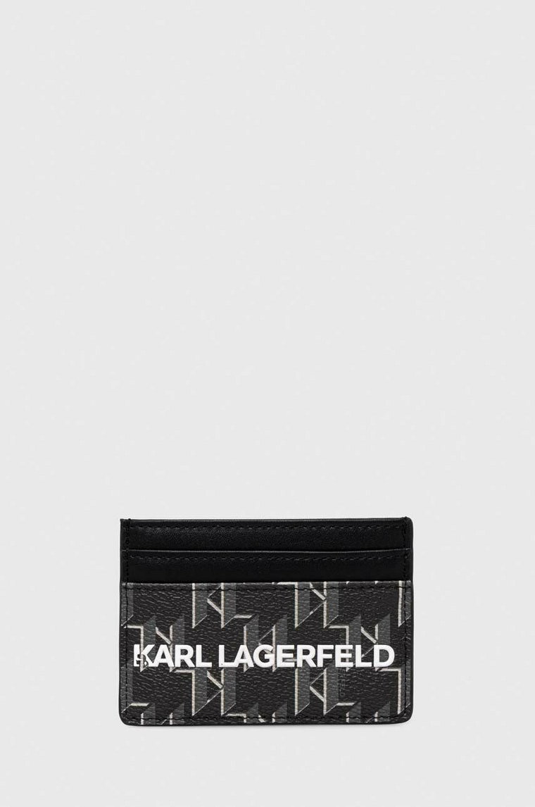 Karl Lagerfeld etui na karty kolor czarny