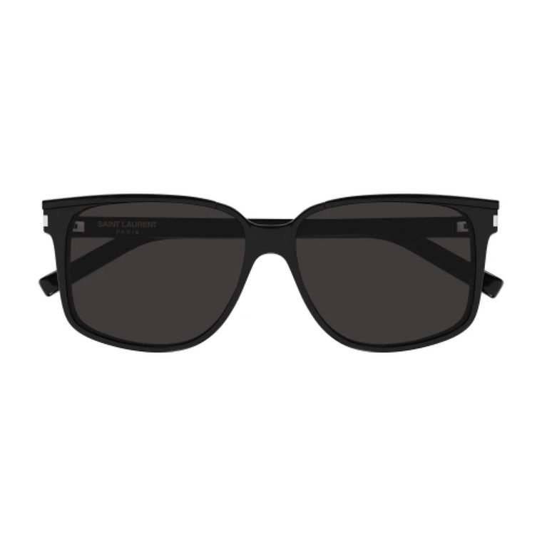 Luksusowe czarne okulary przeciwsłoneczne dla kobiet Saint Laurent