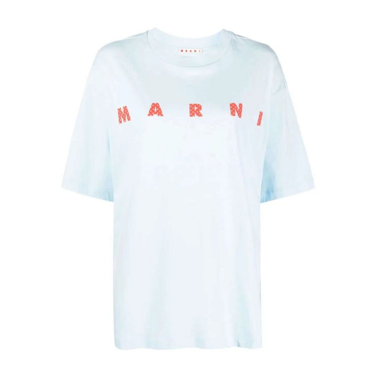Koszulka z nadrukiem logo Marni