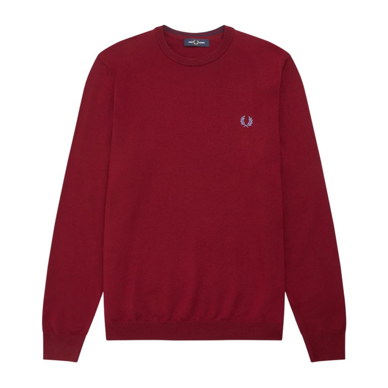 Authentic Classic Crew Dzianinowy sweter Fred Perry