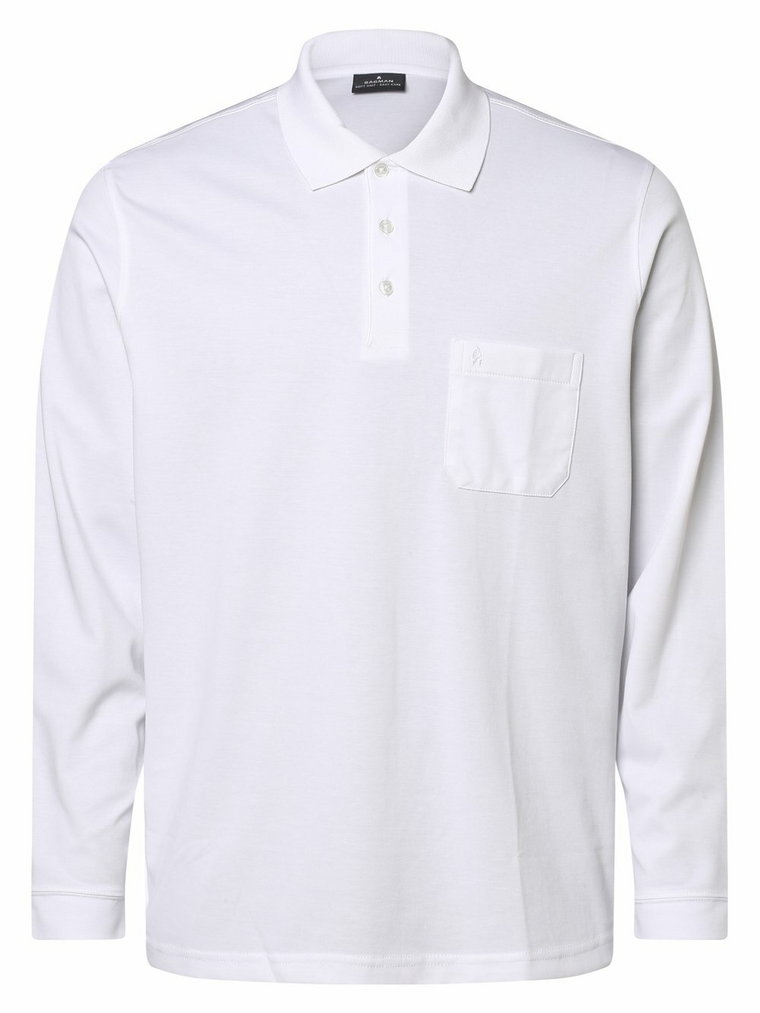 Ragman - Męska koszulka polo, biały