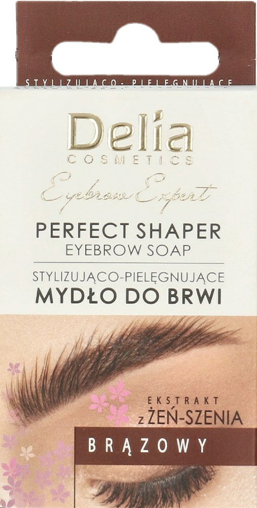 Delia Eyebrow Expert Mydło do brwi stylizująco-pielęgnujące Brązowe