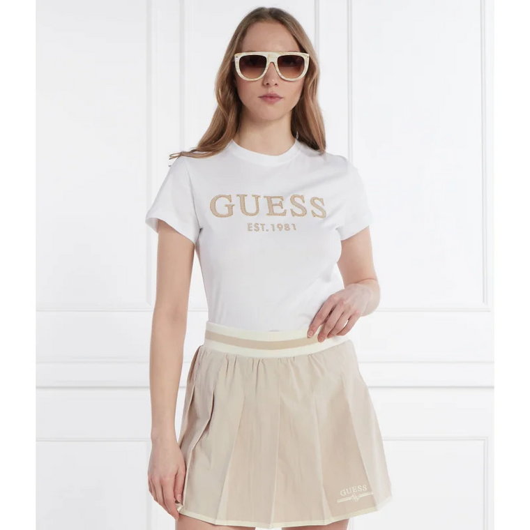 GUESS ACTIVE T-shirt NYRA SS | Longline Fit