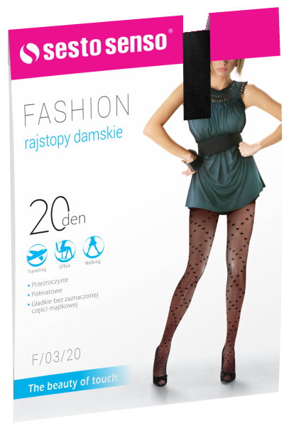 Sesto Senso Fashion 20 DEN F/03/20 Rajstopy damskie