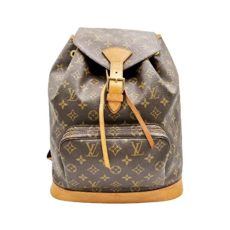 Pre-owned Leather backpacks Louis Vuitton Vintage