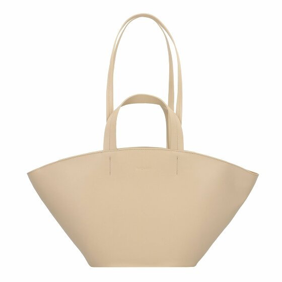 Patrizia Pepe Minimal City Shopper Bag Skórzany 52 cm nero