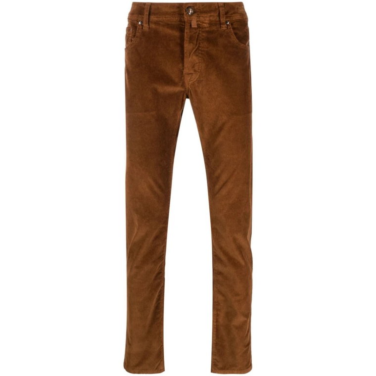 Caramel Brown Slim Fit Jeans Jacob Cohën