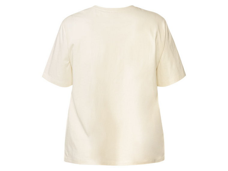 esmara Koszulka damska z bawełny XXL (XL (48/50), Biały)