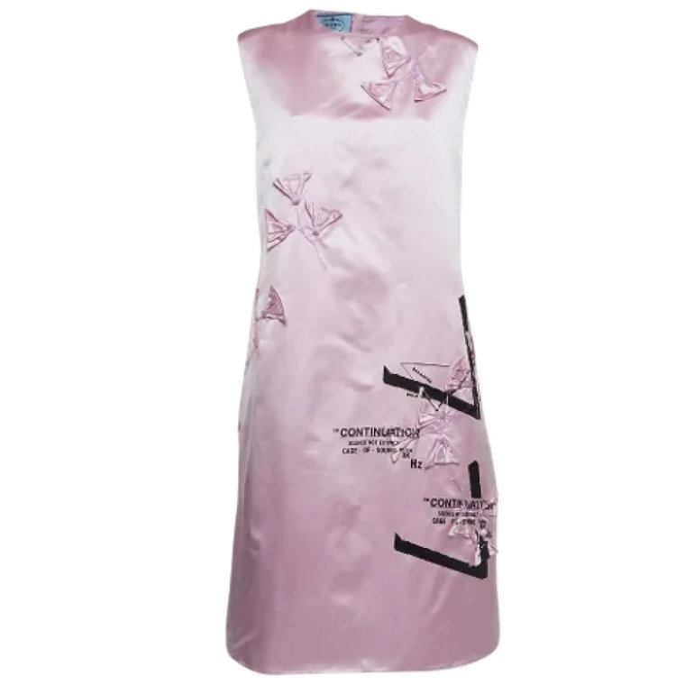 Pre-owned Silk dresses Prada Vintage