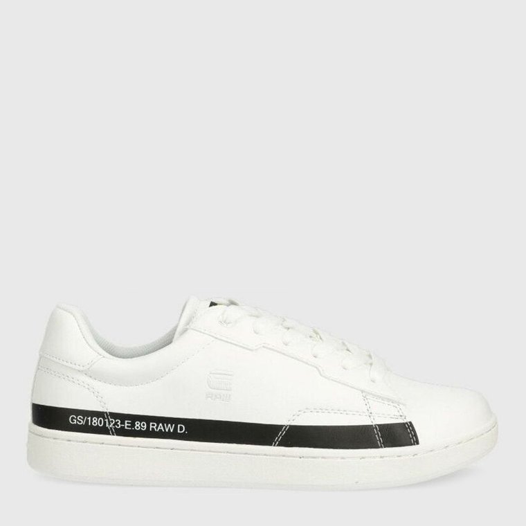 Sneakersy damskie z eko skóry do kostki G-Star Raw Cadet Lea Lgo 2311-002524-1909 40 Białe (8720656548832). Tenisówki i trampki damskie