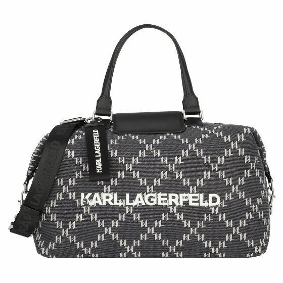 Karl Lagerfeld Monogram Jkrd 2.0 Torba podróżna Weekender 44.5 cm grey