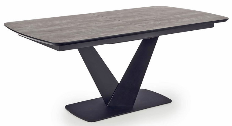 Szary nowoczesny stół rozkładany - Karsen