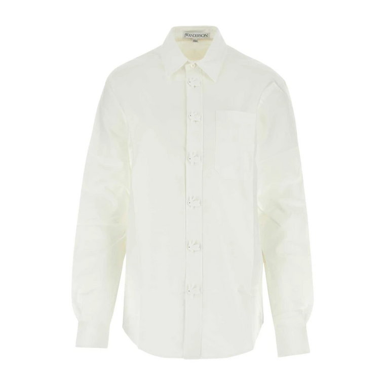 Bezczasowa biała koszula Oxford JW Anderson