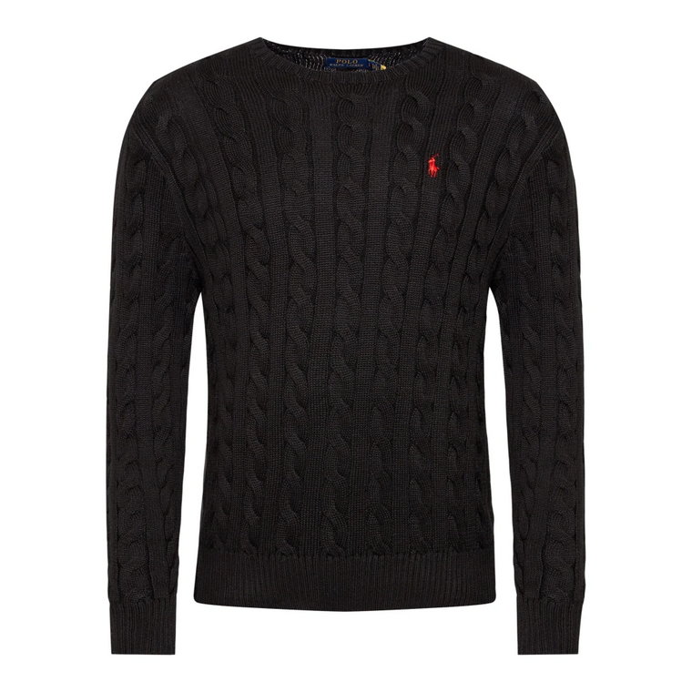 Czarny bawełniany sweter od Ralph Lauren Polo Ralph Lauren