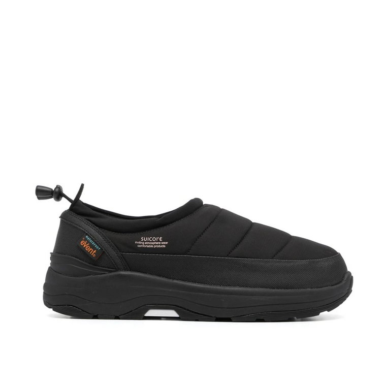 Czarne Pepper Wyściełane Slip-On Sneakers Suicoke