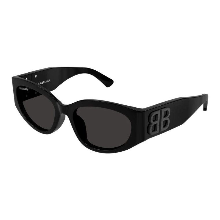 Czarne okulary przeciwsłoneczne z akcesoriami Balenciaga