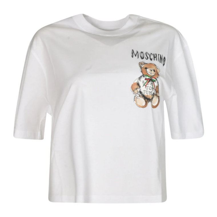 Stylowe T-shirty i Pola Moschino