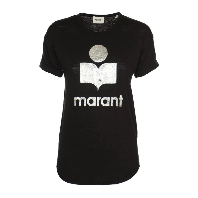 Czarne koszulki i pola od Etoile Isabel Marant Étoile