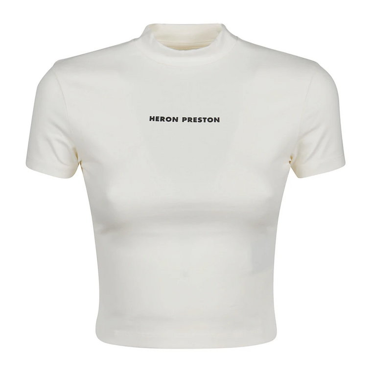 Koszulka Dla Dzieci, 0110 Biało-Czarna Heron Preston