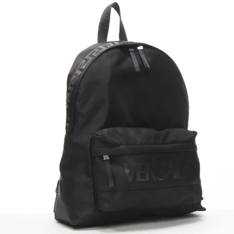 Pre-owned Nylon backpacks Versace Pre-owned