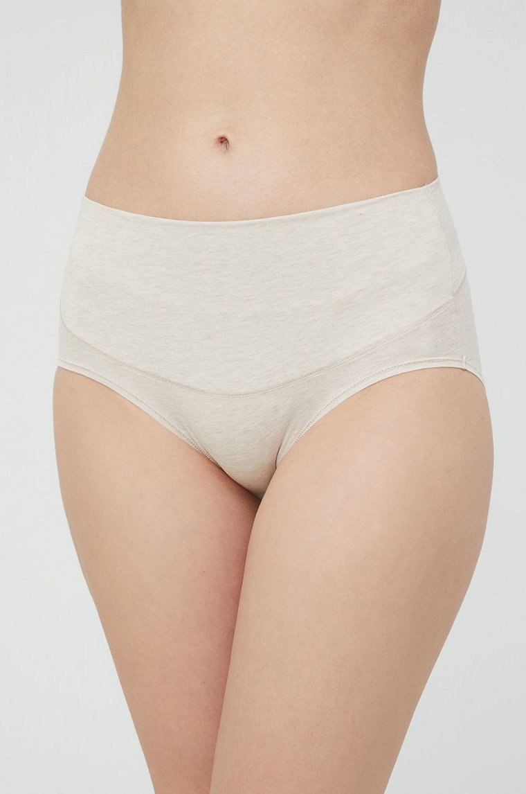 Spanx figi modelujące Cotton Control kolor beżowy