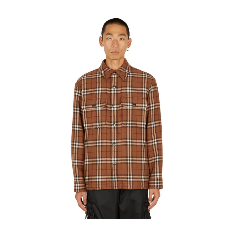 Vintage Checked Overshirt Burberry