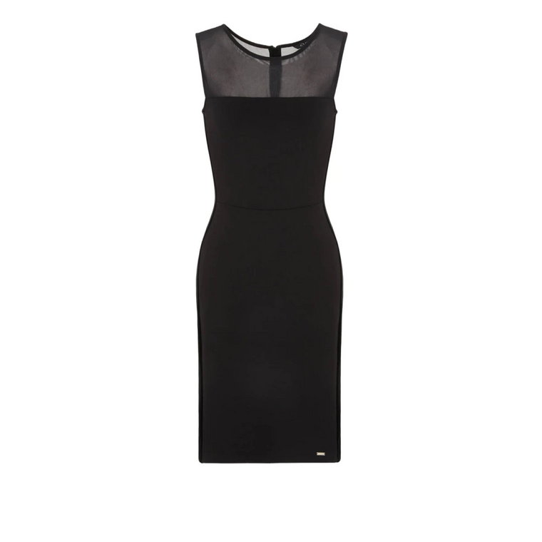 Czasowa Elegancja: Czarna Sukienka Midi Armani Exchange