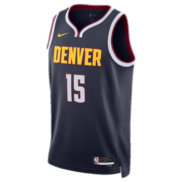 Koszulka męska Nike Dri-FIT NBA Swingman Denver Nuggets Icon Edition 2022/23 - Niebieski