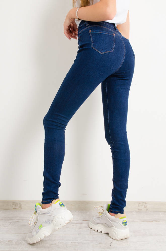 SPODNIE JEANSOWE SKINNY- PUSH UP