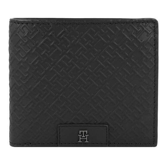 Tommy Hilfiger TH Monogram Portfel Skórzany 12 cm black