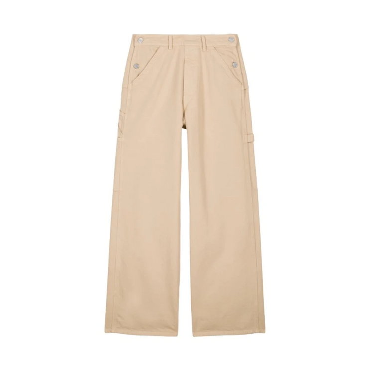 Beige Carpenter Jeans - Rozmiar 27 Laurence Bras