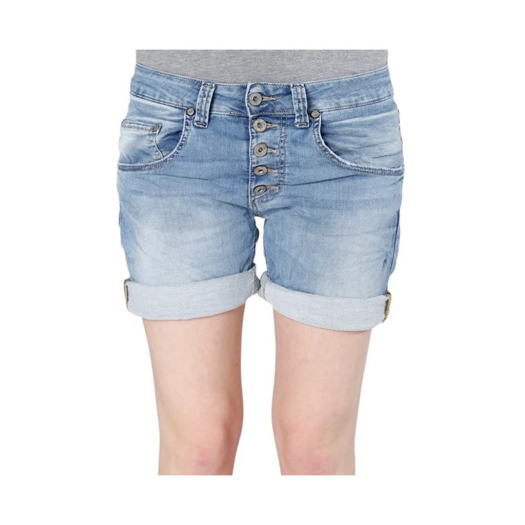 Krótkie spodenki jeansowe P88 - Gotowe na lato, ulubione fashionistki Please