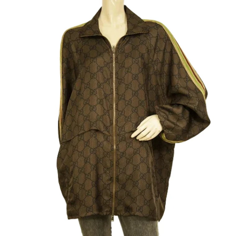 Pre-owned Silk outerwear Gucci Vintage