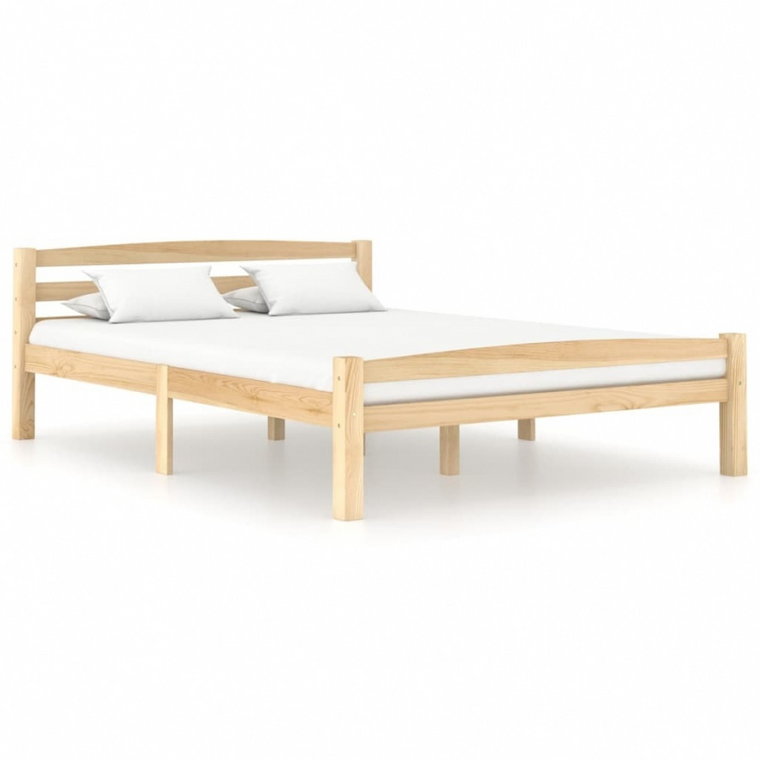 Rama łóżka z litego drewna sosnowego, 120 x 200 cm kod: V-322063