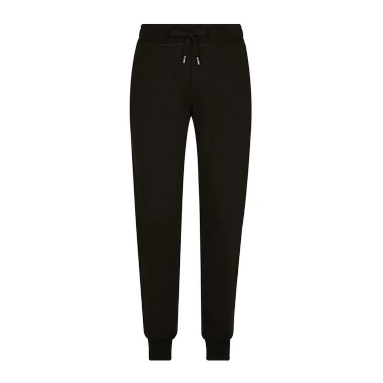 Czarne spodnie męskie Aw23 Dolce & Gabbana